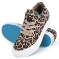 thumbnail image 5 of JENN ARDOR Women Hidden Wedge Canvas Sneakers Slip on Flats Shoes Walking Shoes, 5 of 11