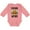Mauve, variant on Inktastic Weightlifting Funny Future Lifter Boys or Girls Long Sleeve Baby Bodysuit