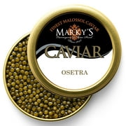 Premium Osetra Sturgeon Black Caviar  1 OZ / 28 G - Malossol Ossetra Black Roe