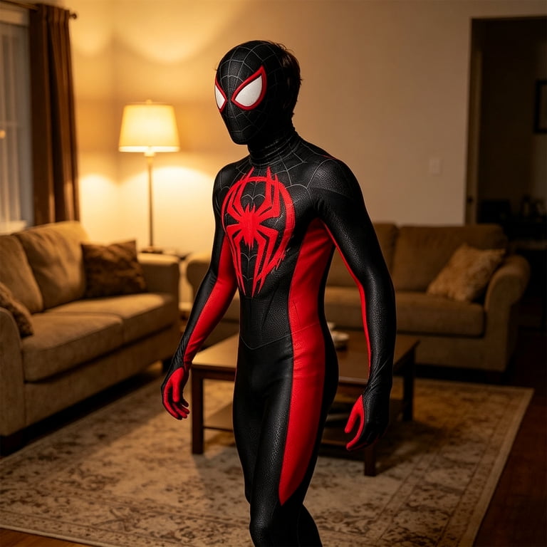 Spider Outfits, Spider Emblem Hero Costume, Body Long Sleeve Jumpsuit ...