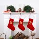 thumbnail image 1 of Medias navideñas con letras grandes y lindo colgante de rbol de Navidad a rayas, decoraciones navideñas, 1 of 5