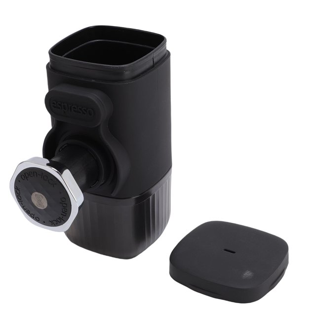 Small Handheld Coffee Machine, Portable Coffee Maker with Pressure Extraction, Manual Travel Machine, for Camping, Hiking, Office