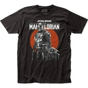 The Mandalorian Red Sun fitted jersey tee