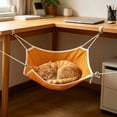 thumbnail image 2 of Qocolcyl Breathable Mesh Hanging Cat Hammock Bed,Adjustable Strap Swing Rest Pad for Indoor Outdoor Kitten Sleeping Cage Hanging Pet Relax Accessory, 2 of 6