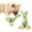 Green, variant on 10in Tall Giraffe Squeaky Plush Dog Chew Accessory, Soft Cotton Rope Interactive Puppy Play Companion, Teeth Cleaning Anxiety Relief Stuffed Animal Play Item for Small Medium Dogs,D