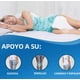 thumbnail image 4 of Almohada Para Piernas Ortopédica Gel Espuma Memory Ergonomía Blanco, 4 of 4
