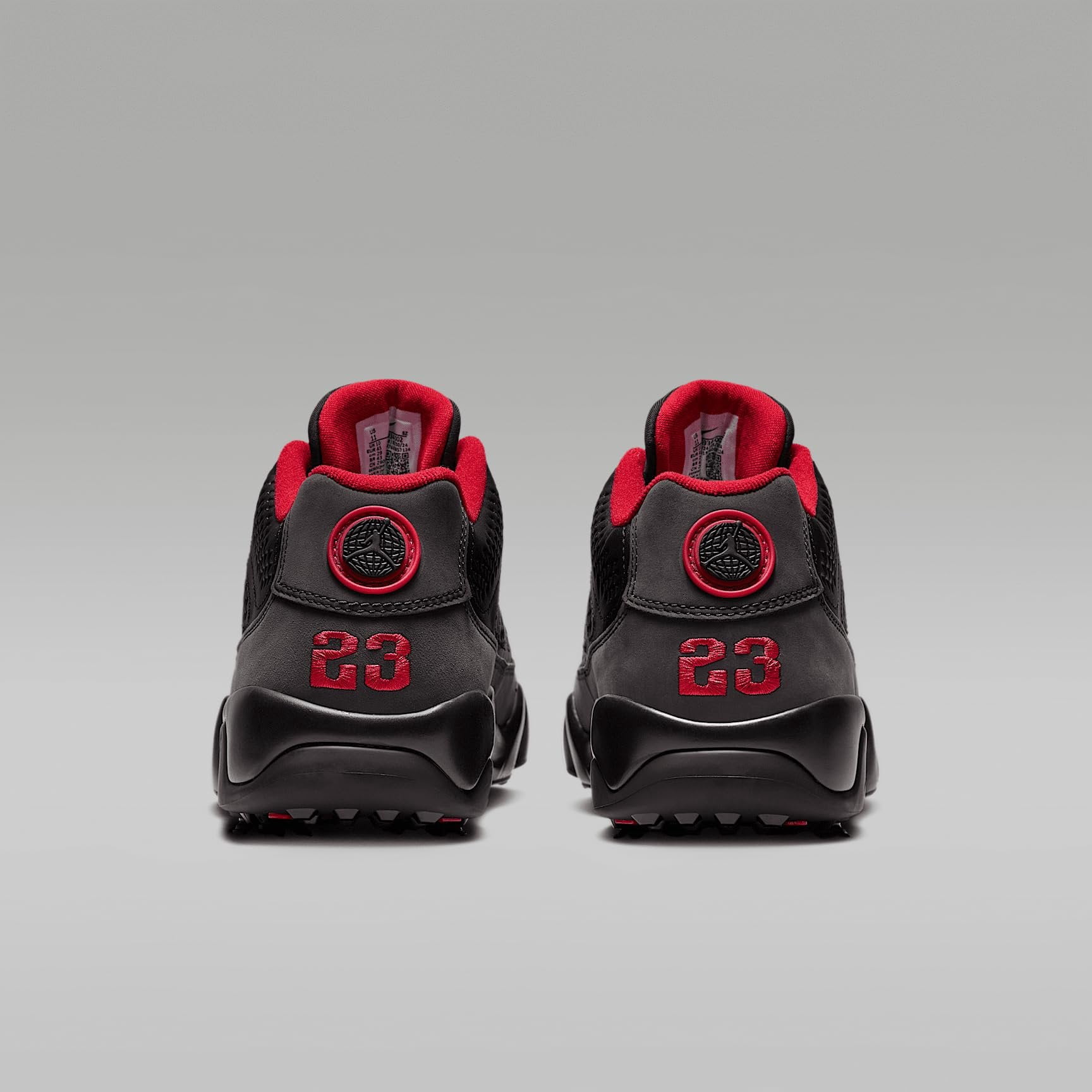 Nike Air Jordan 9 Retro Low Golf Charcoal Black True Red FJ5934-002 Men’s Sizes Size 10 - Air Jordan 9 Golf Low Charcoal for sale online | eBay main image 3