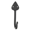 thumbnail image 1 of Single Spade Iron Wall Hook (Gun Metal) - Set of 4, 1 of 1