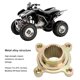 thumbnail image 4 of Asiento Fijo de Disco de Freno de Sótleo, Cubo de la Rueda de Freno de Disco de Oro Estabilidad Mejorada Anti Crack 28 DENTES PARA GO KART, 4 of 7