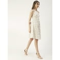 thumbnail image 3 of Moomaya Printed Sleeveless Cotton Dress, Buttoned Midi With Pockets, Summer Dress, 3 of 8