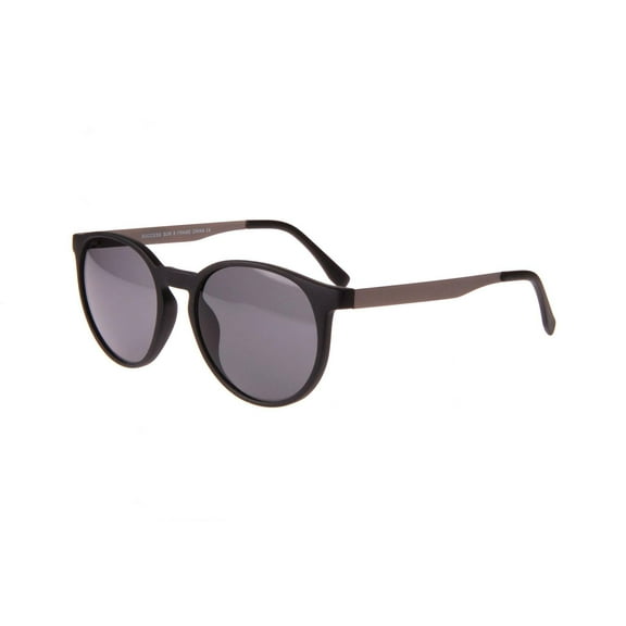 NEW SUCCESS SUN #9 Matte Black Sunglasses with Grey Lenses