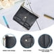 thumbnail image 3 of Carteras plegables suaves de cuero de PU para hombres monedero llavero cartera con cremallera con cadena, 3 of 5