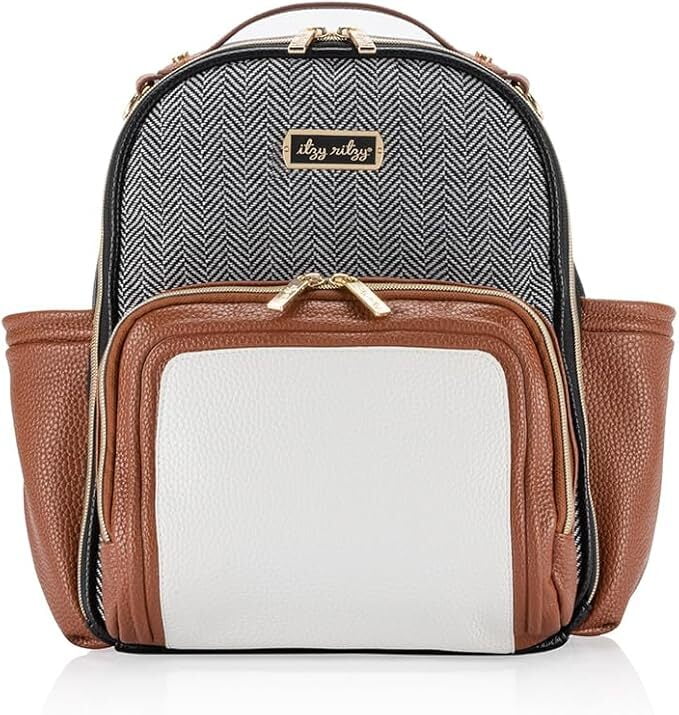 Itzy Ritzy Mini Plus Chic Mini Diaper Bag with Changing Pad