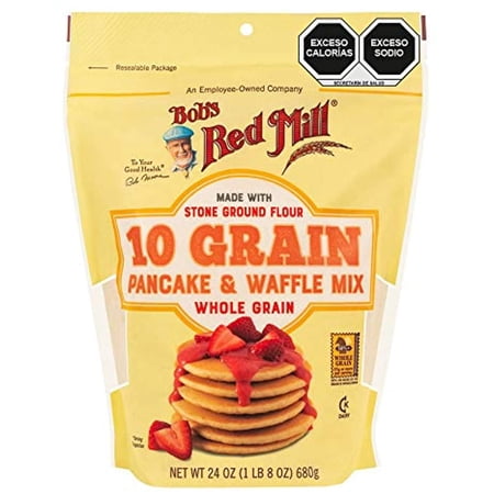 Bobs Red Mill 10 Grain Pancake & Waffle Mix  24 Oz