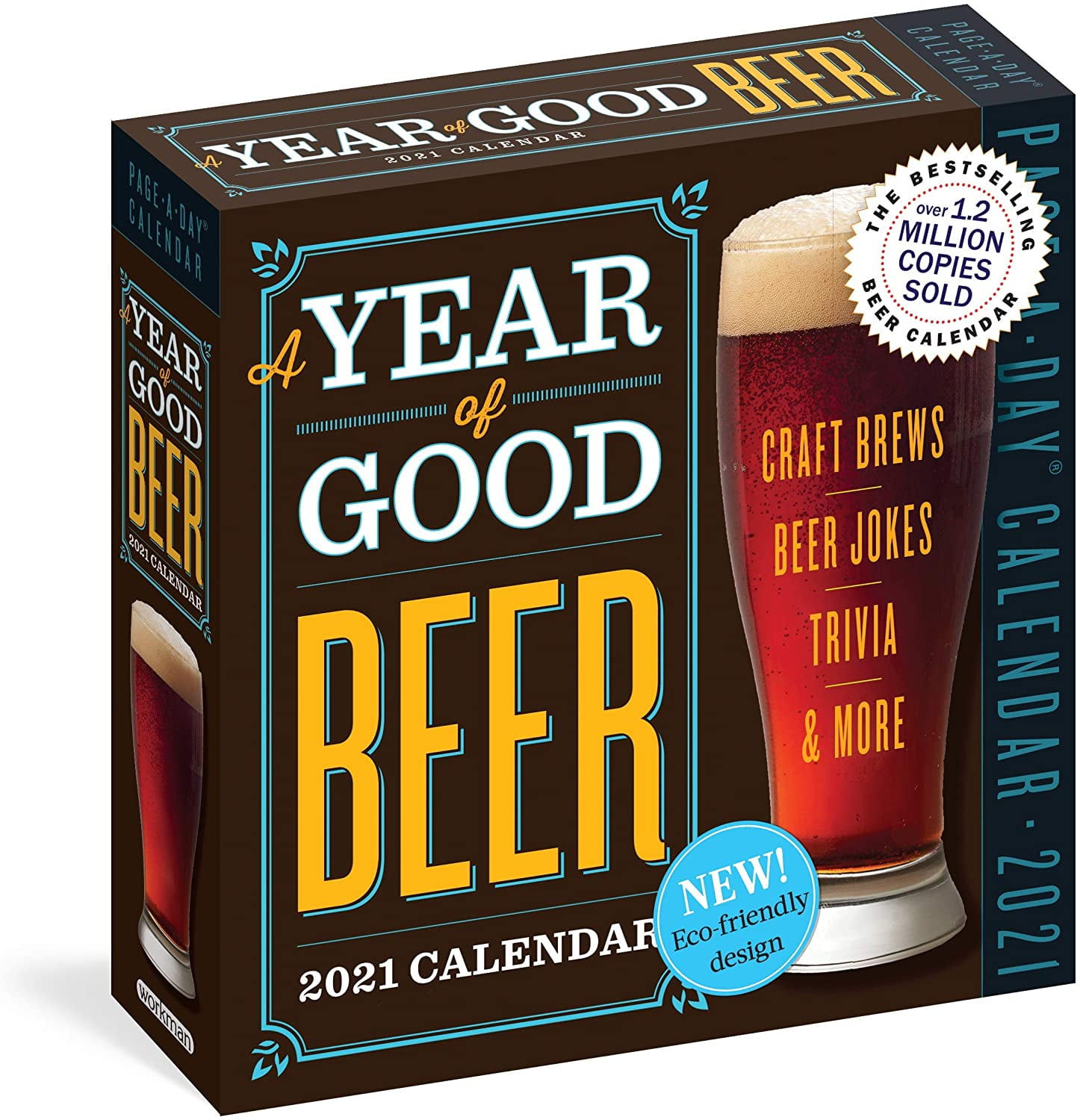 A Year Of Good Beer Page A Day Calendar 21 6 X 6 Inches Cheers More Than 1 2 Million Copies Sold By Brand 21 Calendars Walmart Com