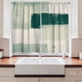 thumbnail image 2 of Ambesonne Abstract Kitchen Curtains, Grunge Style Brushstrokes, 55"x24", Pale Khaki, 2 of 3