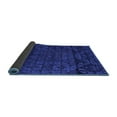 thumbnail image 2 of Ahgly Company Indoor Square Abstract Blue Modern Area Rugs, 7' Square, 2 of 4