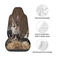 thumbnail image 4 of Fuzoiu Cat Family Print Elastic Car Seat Covers, Seat Cover Protector,Universal Fit Interior Covers for Most Cars,Washable Seat Cover Non Slip for SUV,Sedan,Van, 4 of 5