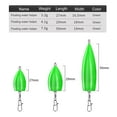 thumbnail image 6 of Cheers.US 3pcs Floating Fishing Buoy Long Shot Device ,Fishing Equipment,powerful pins 360-Degree Rotating Swivel,Saltwater Fishing Gear and Accessories, 6 of 7