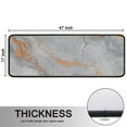 thumbnail image 5 of Kitchen Rugs Sets Of 2,Gray Orange Marble Pattern Anti Fatigue Kitchen Mat Rugs Non Slip Washable,Decorative Kitchen Floor Mats for Kitchen,Sink,Laundry,17"x47"+17"x47", 5 of 5