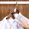 thumbnail image 4 of EEEkit 30Pcs Hanger Connector Hooks, Clothes Hanger Extender Clips for Saving Closet Space, 4 of 6