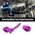 thumbnail image 2 of Unique Bargains Car Turn Signal Extension Steering Wheel Extension Turn Rod Position Up Kit Rod Extension Aluminum Alloy, 2 of 9
