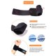 thumbnail image 2 of Muñequera de baloncesto de goma de nailon, pulseras suaves ajustables transpirables, banda de mano, banda para el sudor para Fitness en negro, azul, morado y rojo, 2 of 5