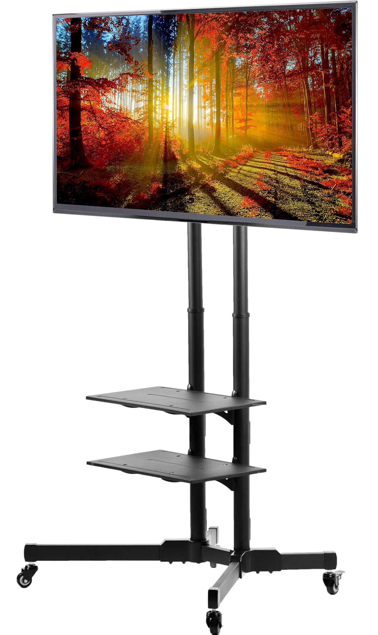 Vivo Mobile Tv Cart For 37 To 70 Lcd Led Plasma Flat Panel Screens Vivo Mobile Tv Cart For 37 To 70 Lcd Led Plasma Flat Panel Screens Rolling Stand With Wheels Tv01b Com