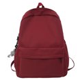 thumbnail image 1 of High School Bag Large Capacity Solid Color Travel Bag Senior High School Student Backpack for Girls, 1 of 7