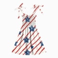 thumbnail image 3 of CAUYDY 1T 2T 3T Baby Toddler Girls' Independence Day Patriotic Dress 4T 5T 6T Kids Girl Sleeveless American Flag Star Stripe Print A Line Dresses (Sizes 3-4 Years,Red), 3 of 6