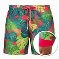 thumbnail image 1 of Men's Boardshorts Printed Sweatpants Double Layer Shorts, 1 of 5