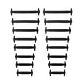 thumbnail image 1 of Sonducket Cordones elásticos para zapatos, 16 Uds., herramienta gratuita para atar, accesorios para zapatos, accesorio para calzado, sin Calzado Negro, 1 of 6