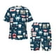 thumbnail image 1 of Balery Dental Conjunto de Pijama Infantil de Manga Corta con Estampado – Ropa de Dormir de Algodón Suave-Small, 1 of 6