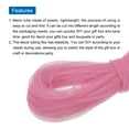 thumbnail image 3 of Uxcell 48 Yards Mesh Tube 3/16 Inch Decor Tubing Flex for Wreath,DIY Craft Pink, 3 of 3