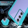 thumbnail image 5 of Compatible with Samsung Galaxy A14 5G Case for Women Men, Shockproof Samsung A14 5G Protective Case Clear Phone Case Support Wireless Charging Cases (Light Blue), 5 of 14