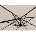 thumbnail image 3 of SABIA KD Parapluie carré 10 pieds | Beige avec base, 3 of 6