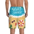 thumbnail image 4 of Lsque Hello Summer1 Mens Sleep Pajama Shorts,Short Pajama Pants, Cotton Ultra-Soft Knit-XX-Large, 4 of 9