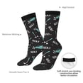 thumbnail image 6 of Honeii Golf Bags And Balls Print Adult Socks,Crew Socks,Casual Calf Socks,Daily Wear Socks for Men & Women, Perfect for Sports, Casual and Everyday Use, 6 of 6