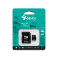 thumbnail image 1 of Memoria Stylos microSDHC de 8 GB Clase 4 con adaptador SD STMSD81B, 1 of 2