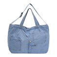 thumbnail image 2 of Bolso de hombro informal Bolso de mensajero de hombro de mezclilla para viajes diarios (azul claro) Tmvgtek Para Estrenar, 2 of 9