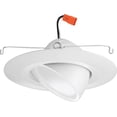 thumbnail image 7 of Juno Retro Basics Adjustable 5/6 in. Selectable CCT Integrated LED Retrofit White Housing Required Recessed Light Trim, 7 of 7