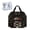 Butterfly Floral Moon Foliage Black, variant on ZIATUBLES Sewing Machine Bag Universal Sewing Storage Bag Versatile Tote Bag Portable Sewing Machine Organizer Bag with Roomy Pockets and Soft Handle, Patchwork Denim Print