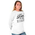 thumbnail image 4 of I Spoke to the Manager Karen Quote Women Plus Size Long Sleeve Graphic Tee Brisco Brands 3X, 4 of 5