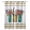 White, variant on Watercolor Floral Blackout Curtains for Bedroom Living Room Darkening Curtains 63 Inches Long Spring Flowers Bouquet Vases Wooden Beige Window Curtain 2 Panels Set Window Treatment Drapes 42"x63"