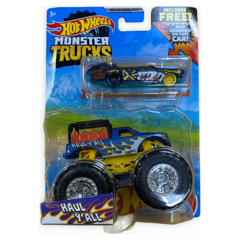 Carrinho de Brinquedo Hot Wheels  Lister - Carro Monster Truck - 1:64 -  Race Ace - Ref 20/75 5/7 - 1un - Hot Wheels - Mattel - Hot Wheels