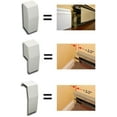 thumbnail image 6 of Baseboarders Premium Easy Slip-on Baseboard Heater Cover - White (Any Size, Closed End Cap - Right), 6 of 6
