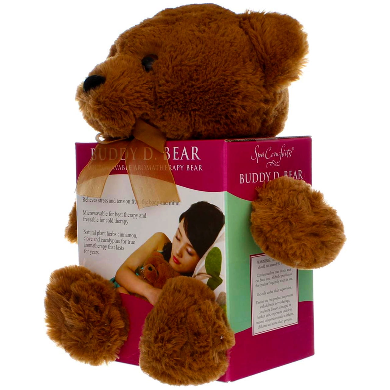 DreamTime Aromatherapy Spa Comforts Microwavable Buddy Bear - Walmart.com