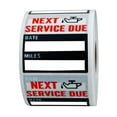 thumbnail image 1 of 100pcs / roll Oil Change Maintenance Stickers Low-Tack Windshield Stickers, 1 of 8