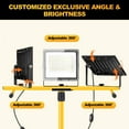 thumbnail image 6 of 36000Lumen LED Work Lights with Stand - 3 Head Foldable Stand Work Light with 16FT Cord - IP67 Waterproof Tripod Lights for Outdoor Indoor Job Site Workshop Garage Construction Site Lighting, 6 of 19