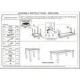 thumbnail image 7 of 3 Piece Coffee Table and End Table with Faux Marble Top Black - Saltoro Sherpi, 7 of 7